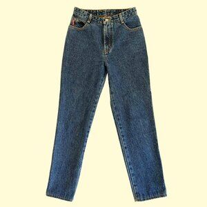 Bongo Vintage 90's Dark Wash Mom Jeans